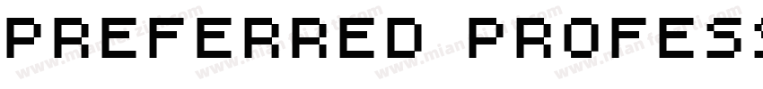 Preferred Professional字体转换